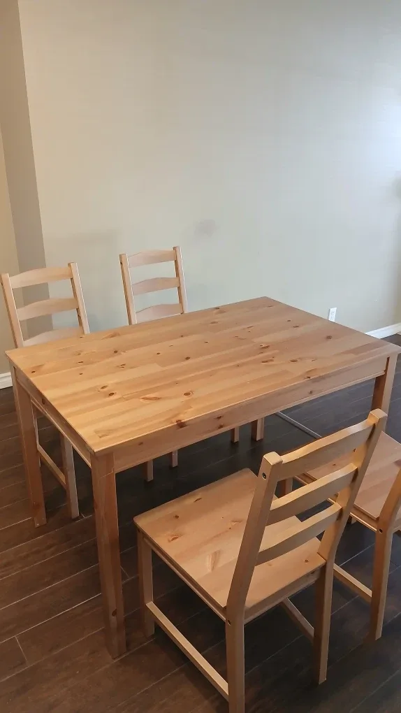 IKEA JOKKMOKK Table and 4 Chairs