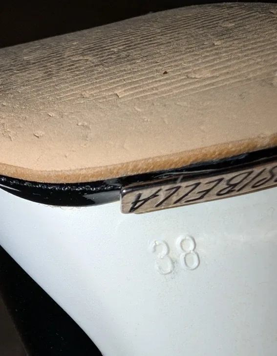 Yuppy Black & White Heels #Cleanout image indicator(8)