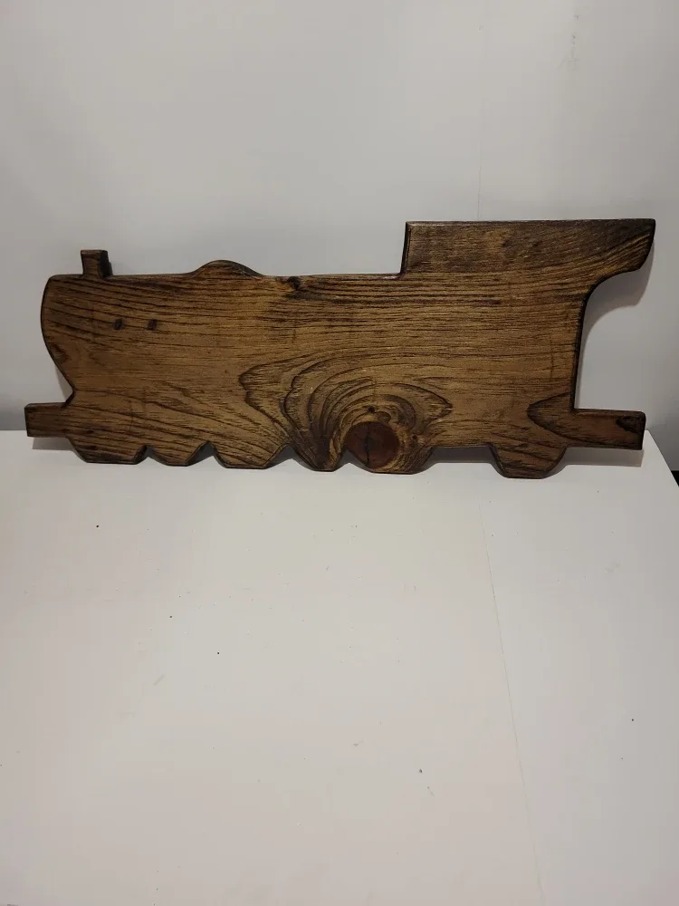 Wooden Train Decoration - 29 in Long