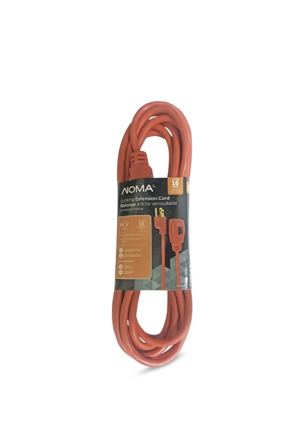 5× New Outdoor Extension Cord & Locking Connector