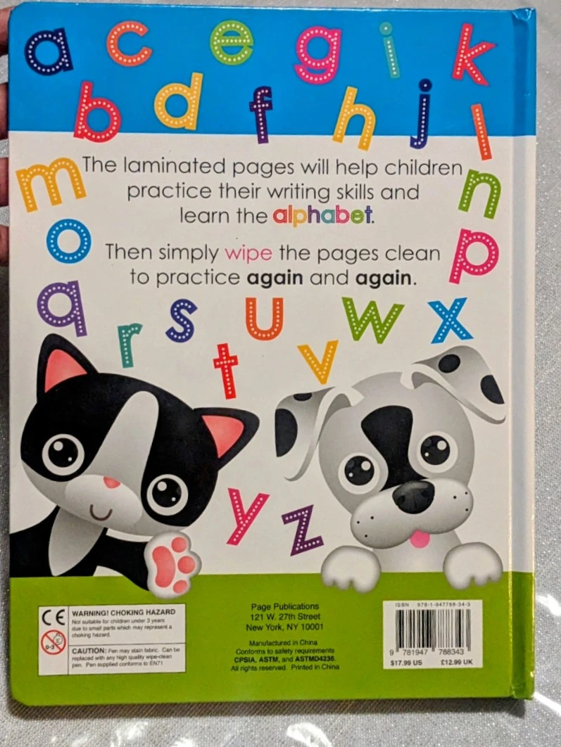 Little Learning Write and Wipe Alphabet Book - photo 3