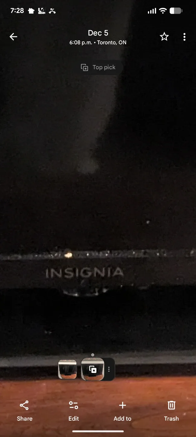 Insignia 24" Roku TV - Great Condition! image indicator(2)