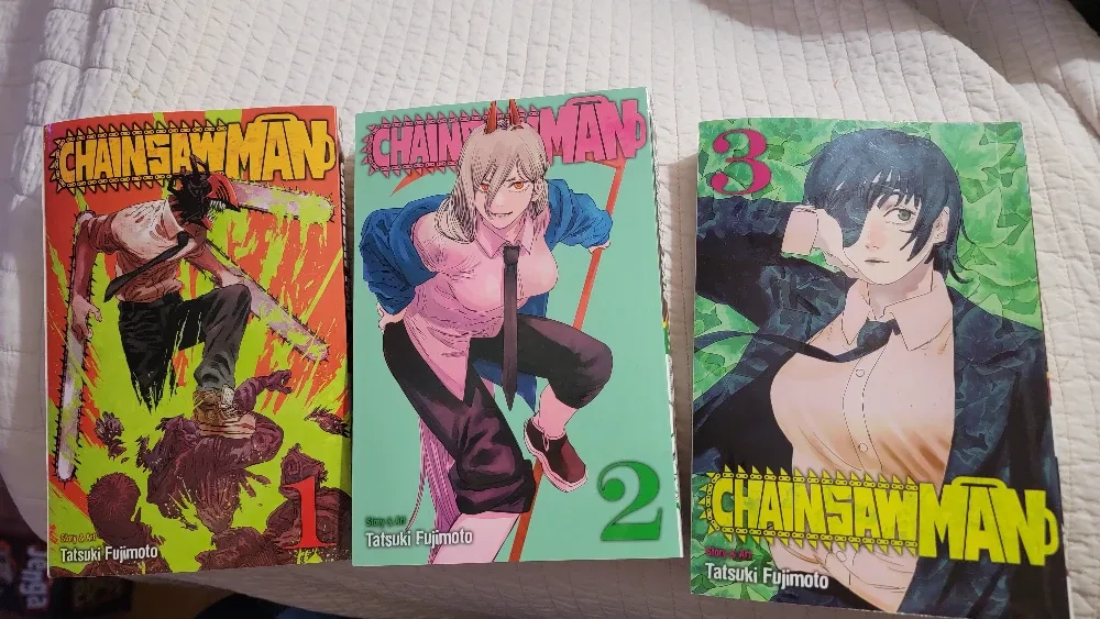 Chainsaw Man Manga Volumes 1-3