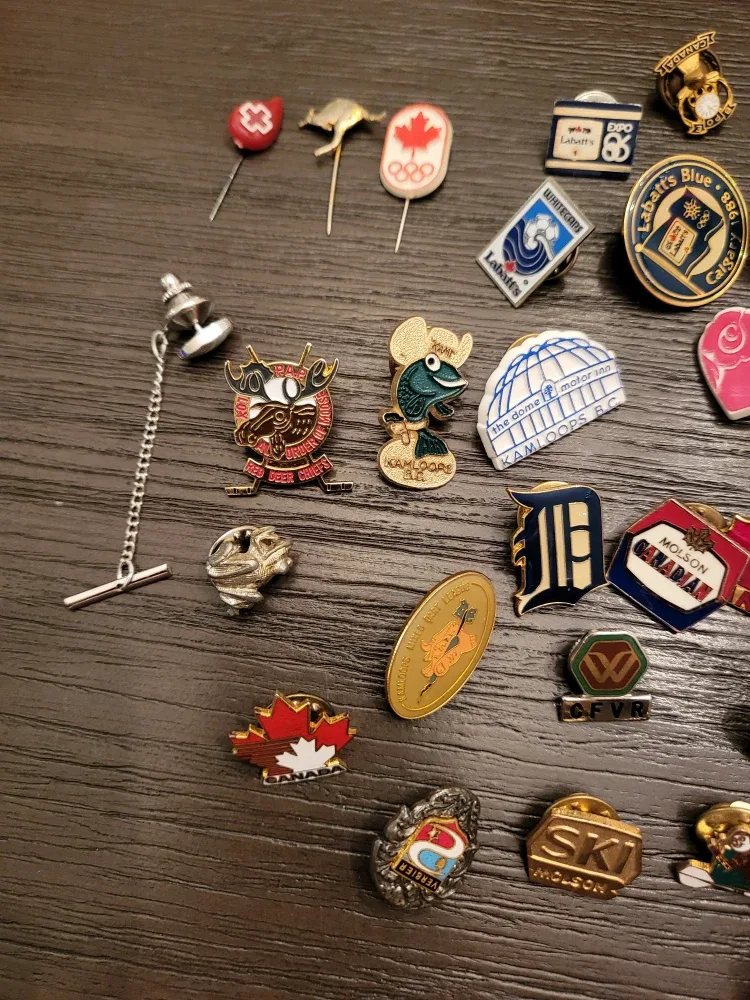 Lot of Vintage Collectible Pins image indicator(5)