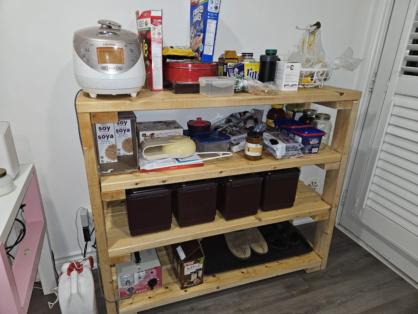 Wooden Shelf Unit