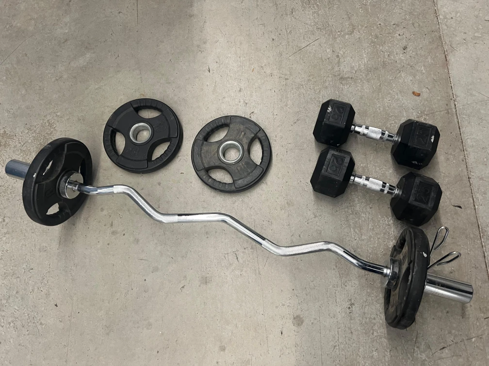 Hex Dumbbells & Weight Plates