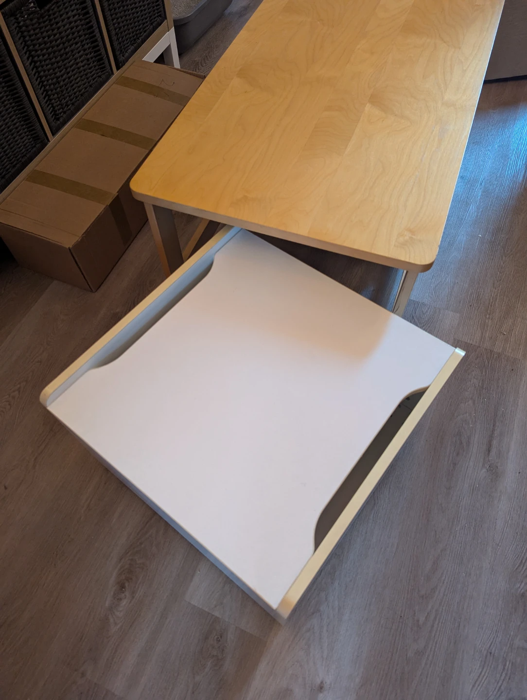 Coffee table with large storage - photo 2