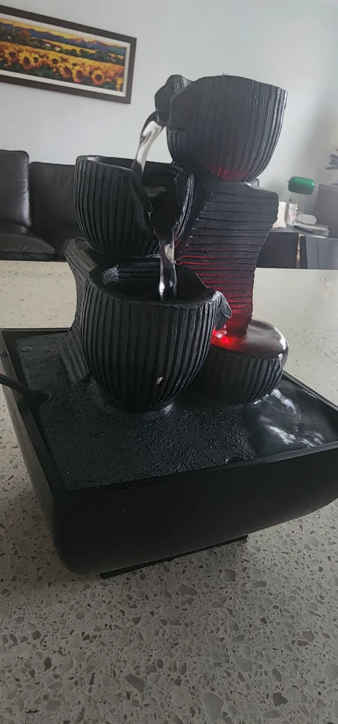 Indoor Water Fountain with LED Lights