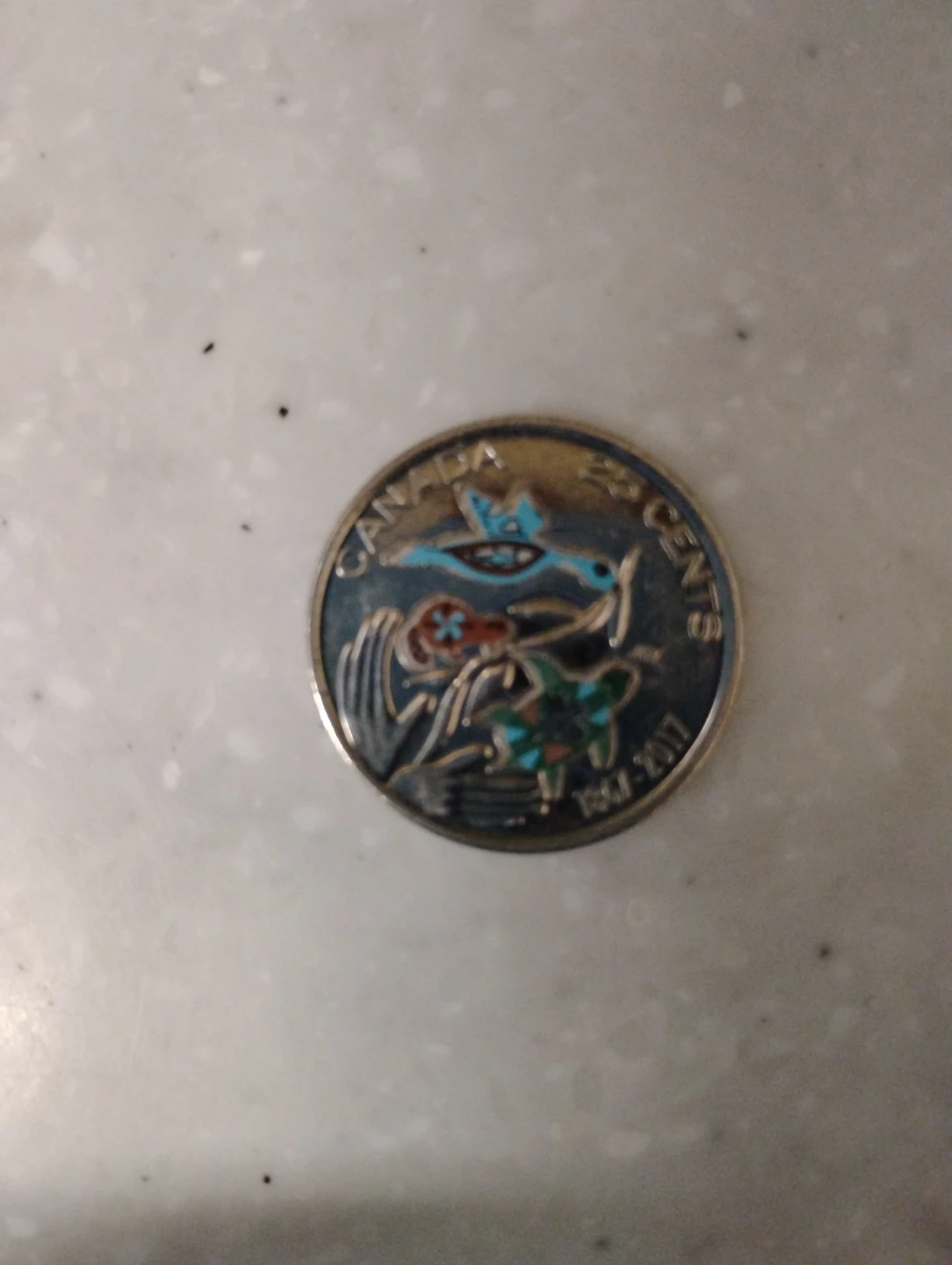 Canada 25 Cents Coin 1867-2017