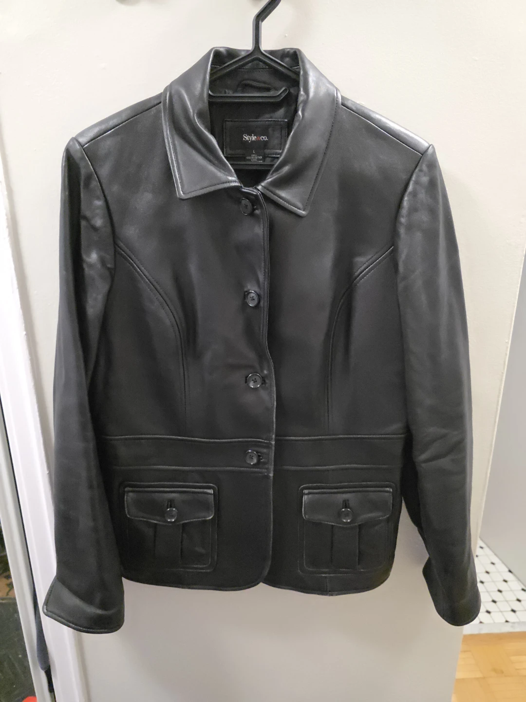 Style&co. Leather Jacket - Size L