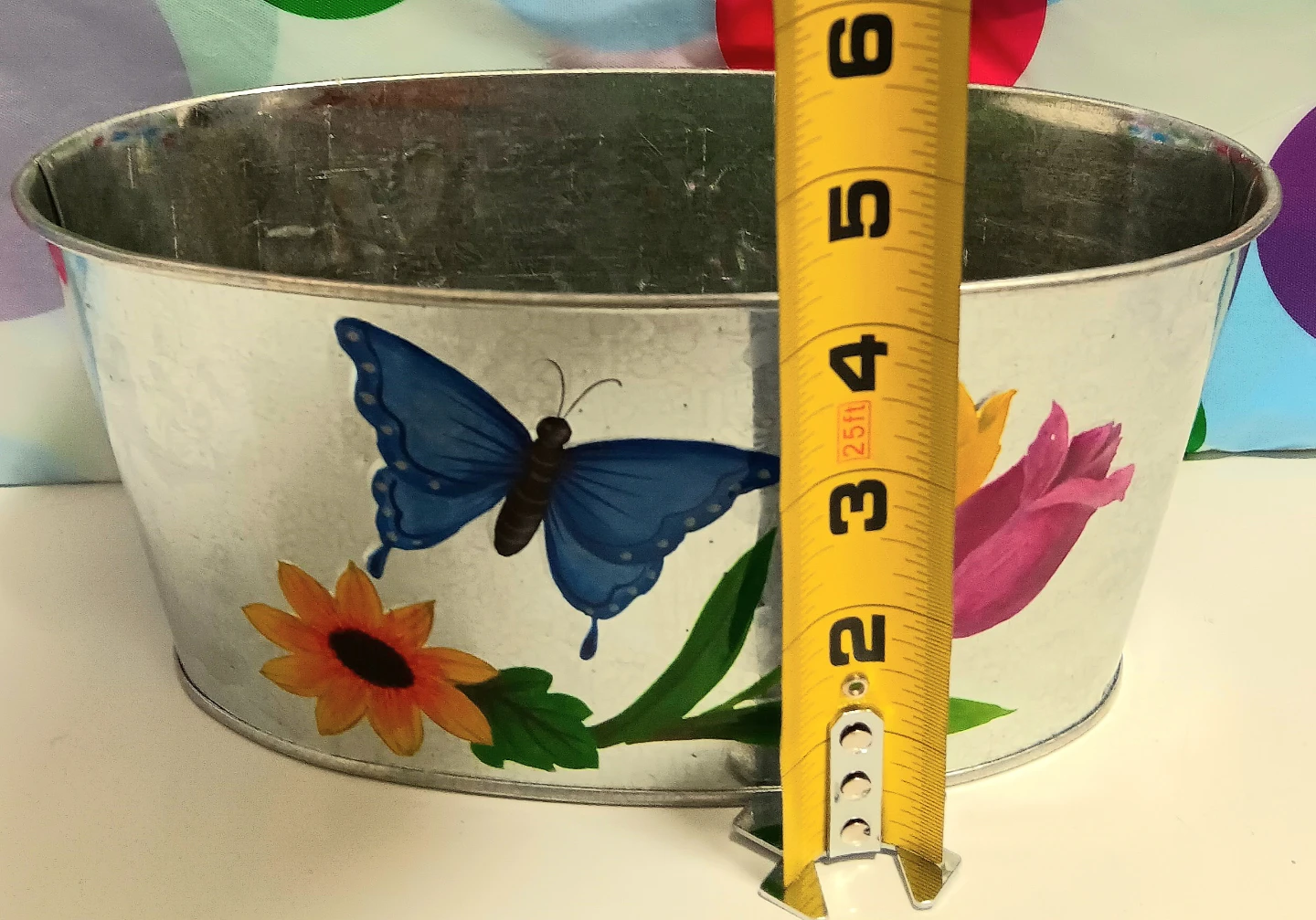 💐Decorated Galvanized Metal Planters Set of 3💐 - photo 3