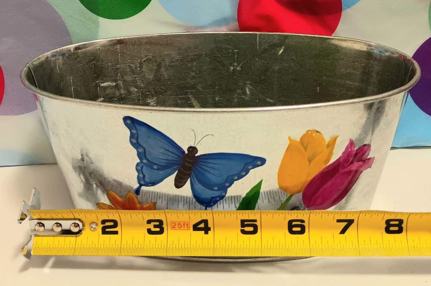 💐Decorated Galvanized Metal Planters Set of 3💐 - photo 4