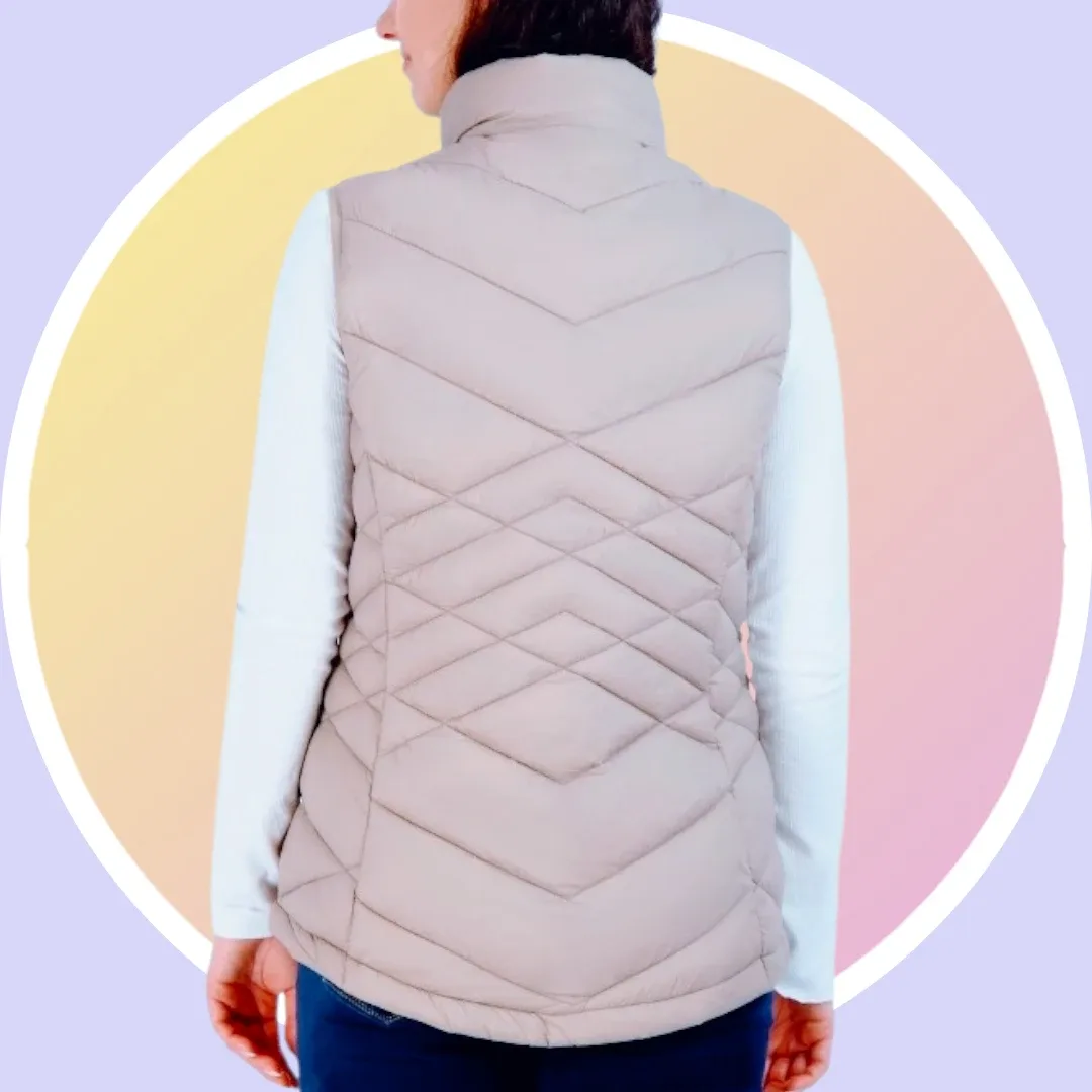 #Cleanout NWT 2X Packable Quilted Vest 2 Zip & 2 Inside Pockets image indicator(3)