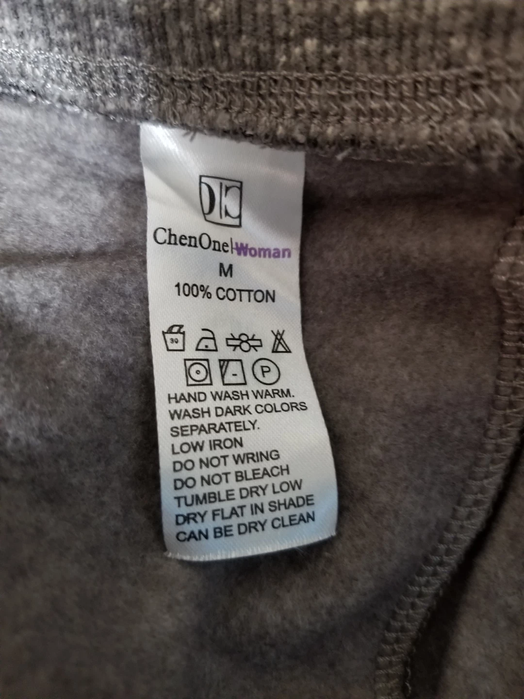 ChenOne Woman Grey Cotton Joggers - Size M #Cleanout - photo 3