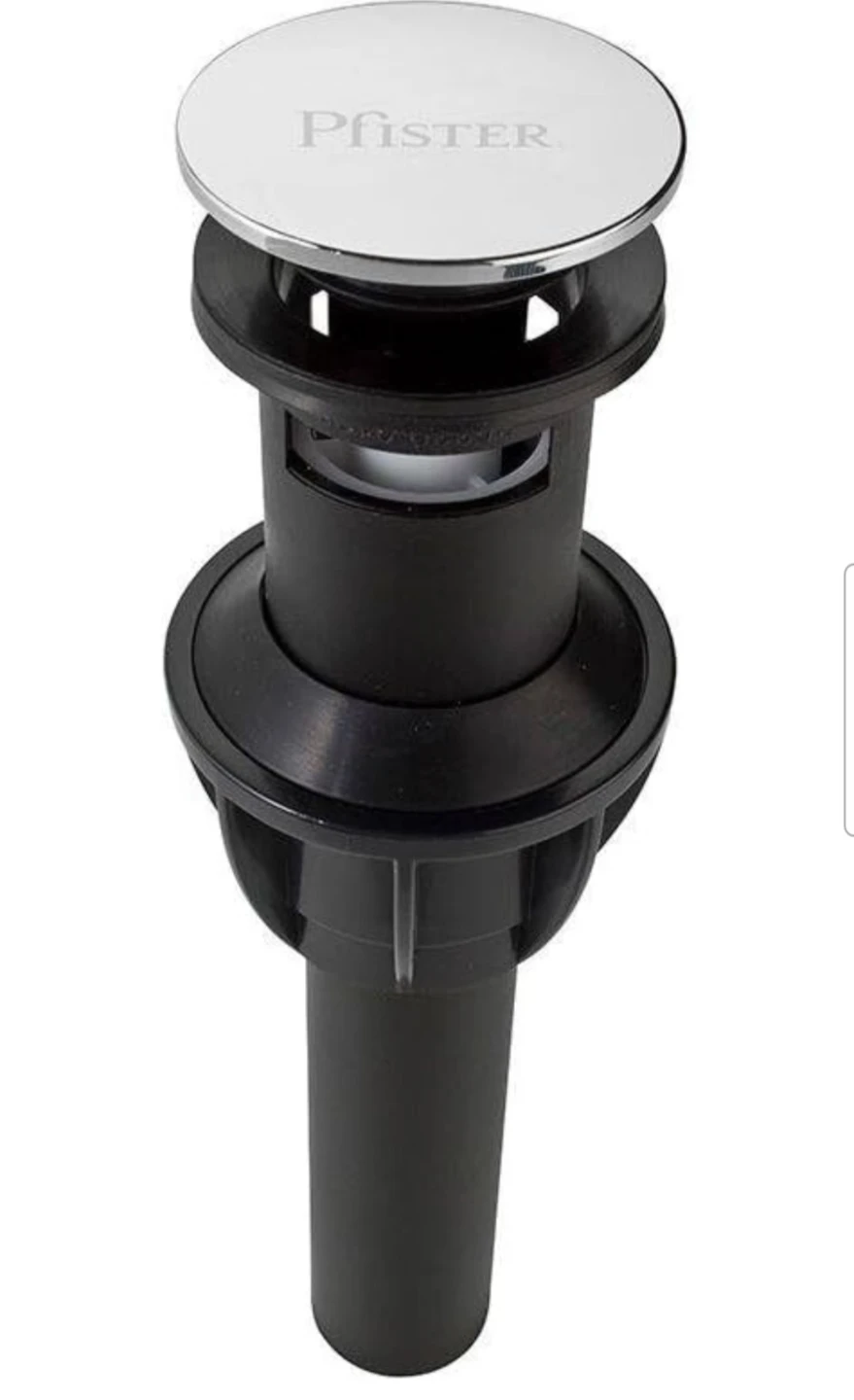 Pfister Push & Seal Tool-less Drain Assembly - New - photo 2