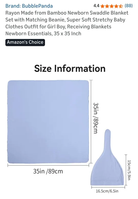 Bubble Panda Newborn Swaddle Blanket Set - NEW image indicator(2)