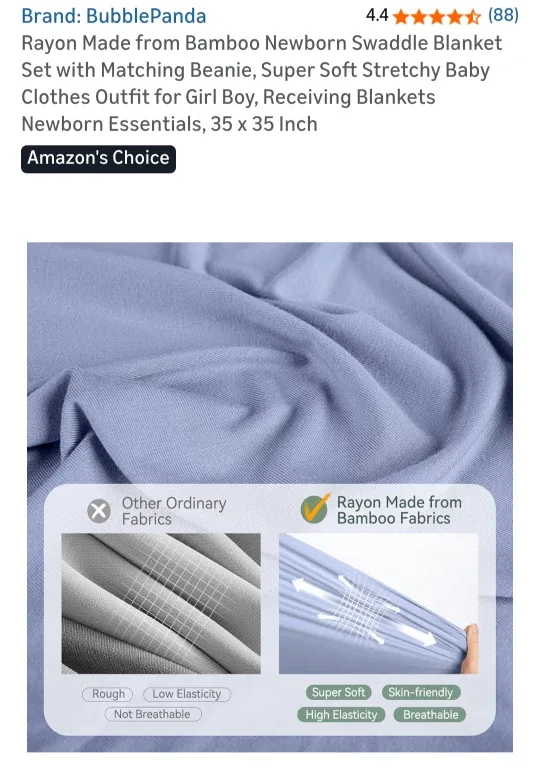 Bubble Panda Newborn Swaddle Blanket Set - NEW image indicator(5)