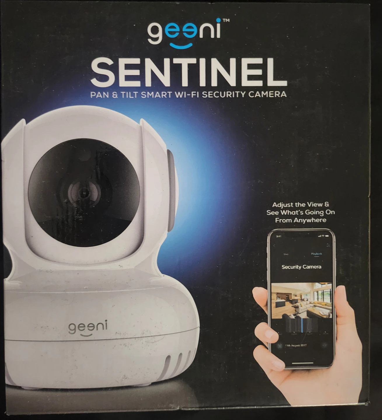 Geeni Sentinel Pan & Tilt Smart Security Camera - New