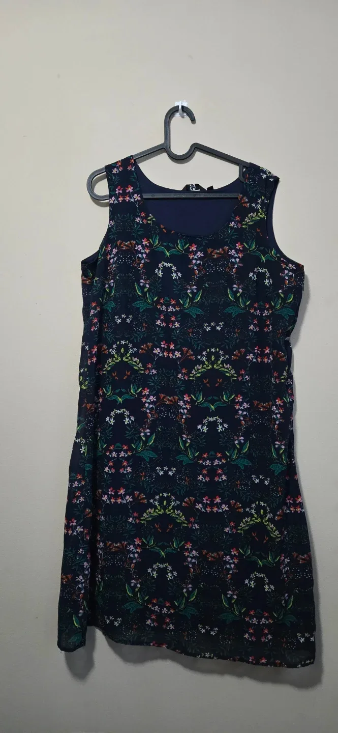 Floral Sleeveless Dress XL image indicator(2)