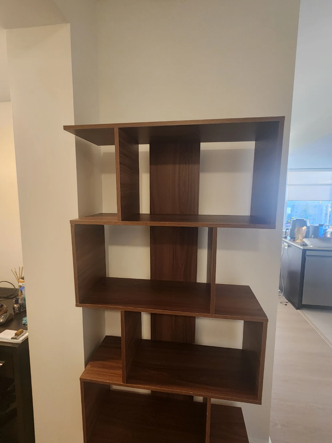 Brown Wooden Bookshelf