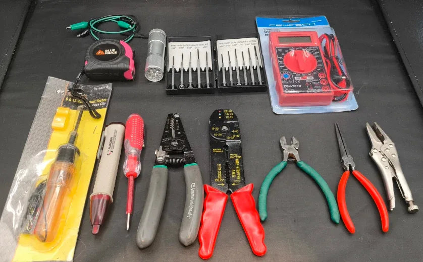 Electrical Tools Kit + Digital Multimeter | Auto & Home Repair