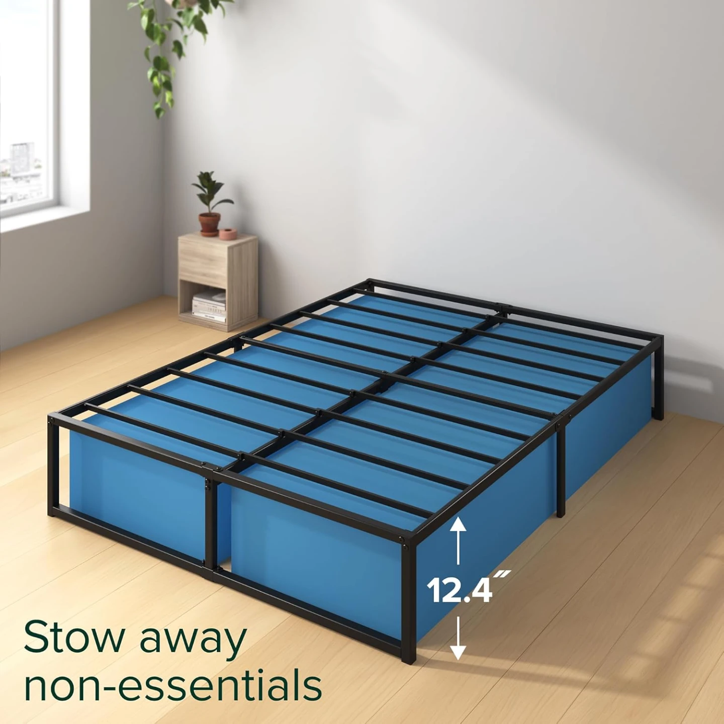 Metal Bed Frame - 79.5" x 59.6" - photo 2