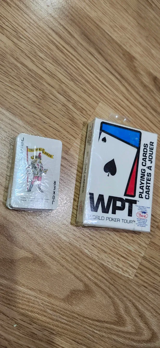 2 New WPT World Poker Tour Playing Cards - Sealed