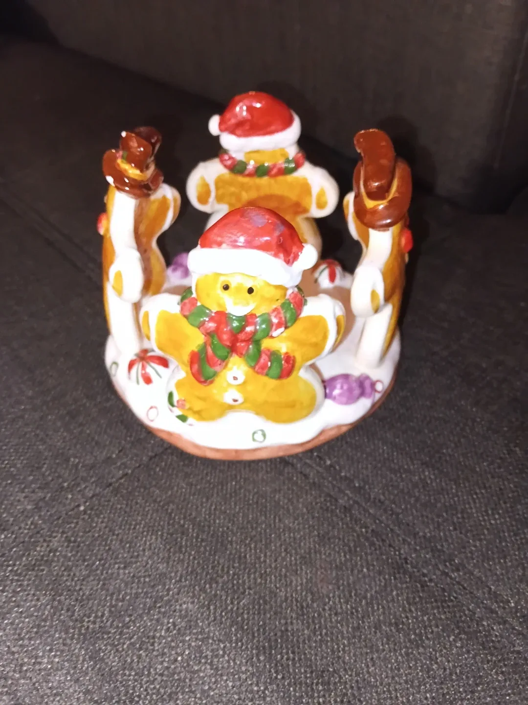 Gingerbread Men Candle Holder