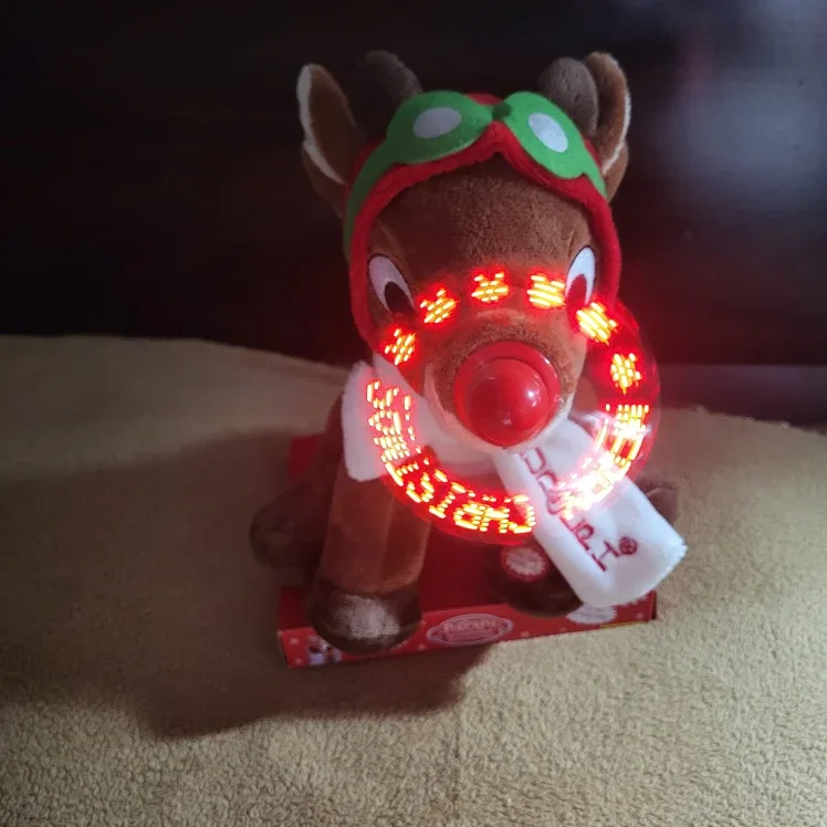 Rudolph Animated Plush with Fan and Box image indicator(6)