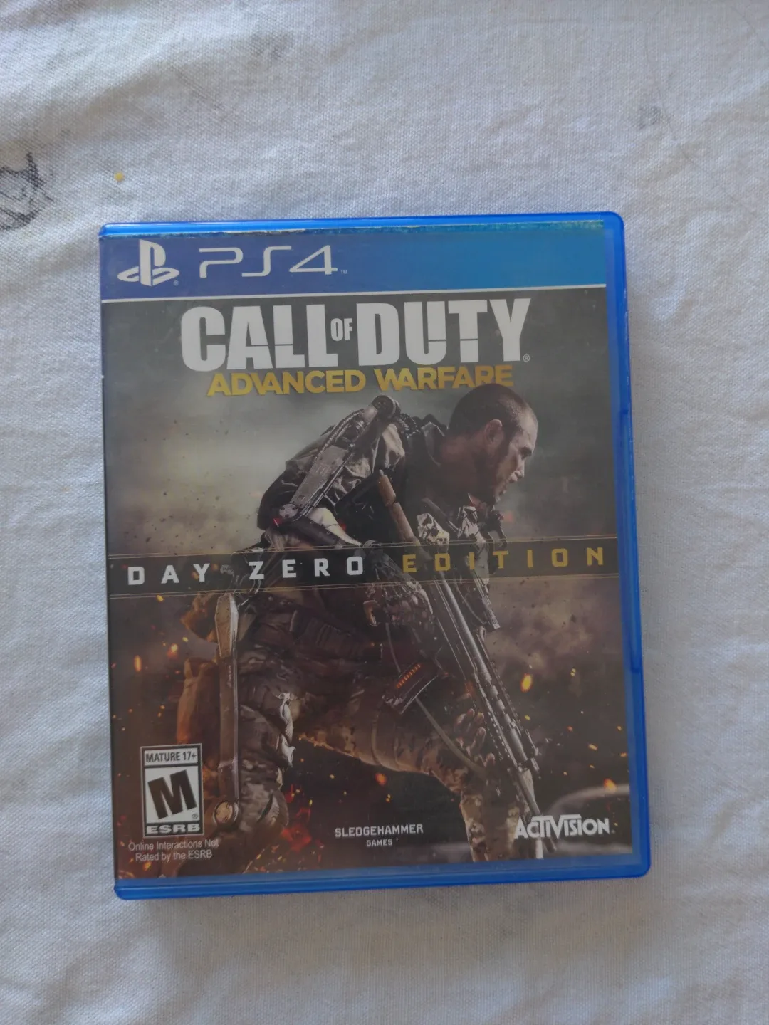 Assortment of PlayStation 4 games.