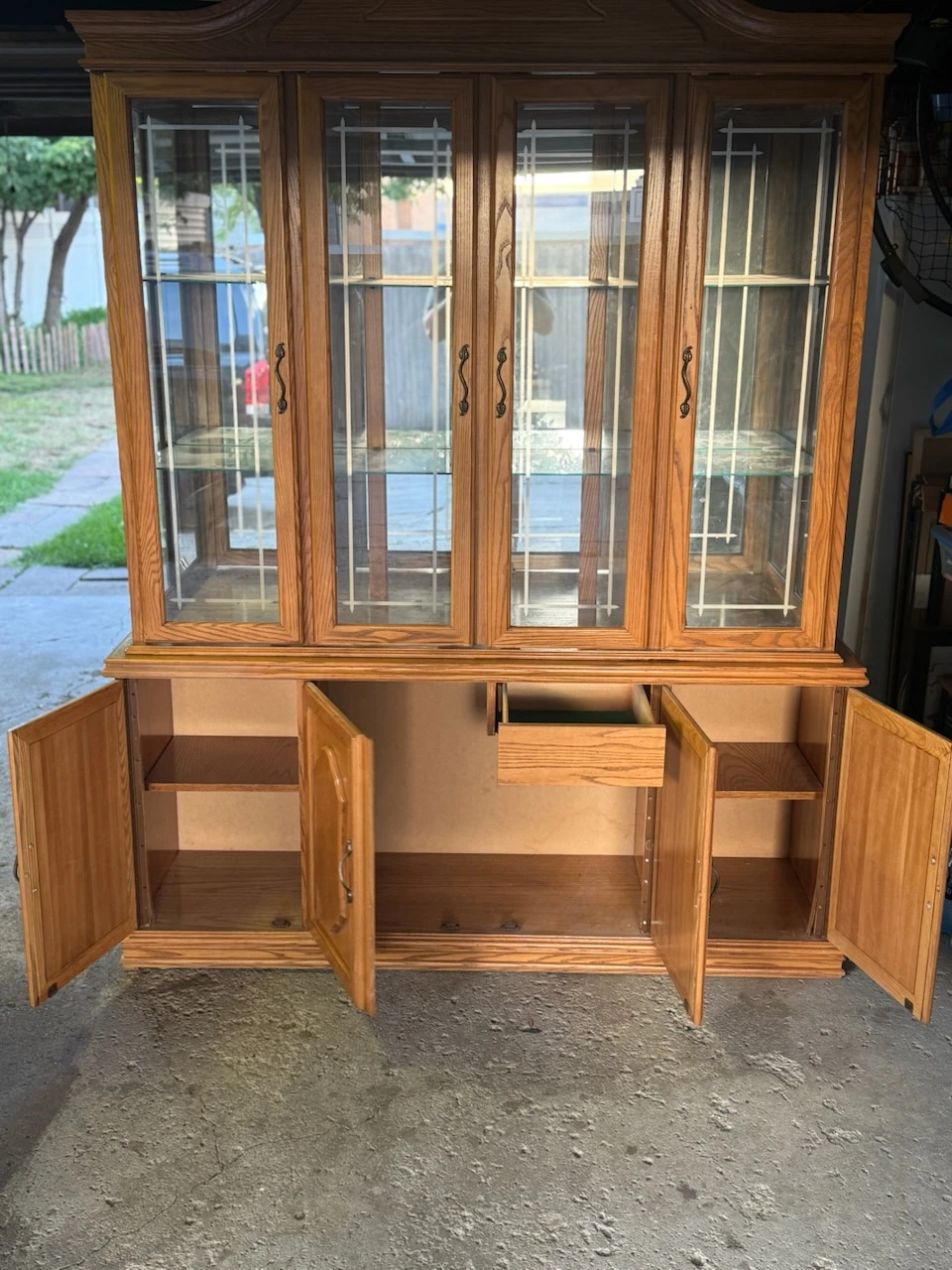 Wooden China Cabinet