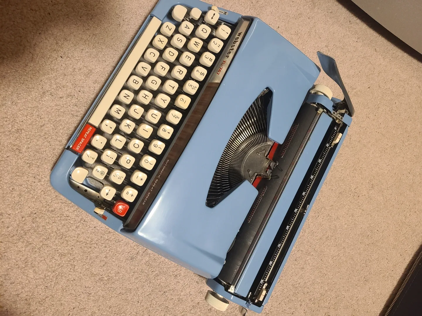 Brother Webster XL-747 Typewriter image indicator(4)