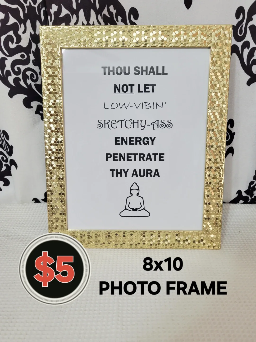 Gold Mosaic Picture Frame