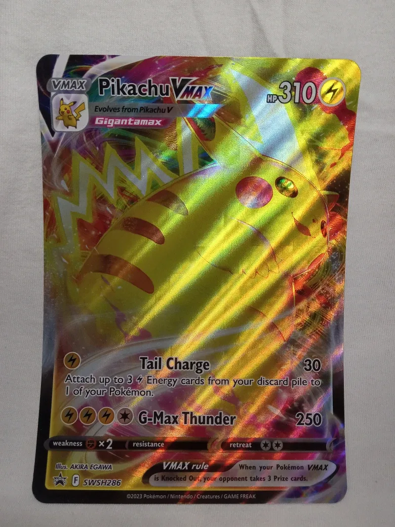Jumbo Pikachu VMAX Pokemon Card