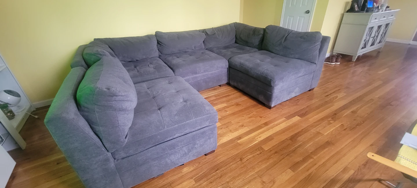 Gray Sectional Sofa - photo 2