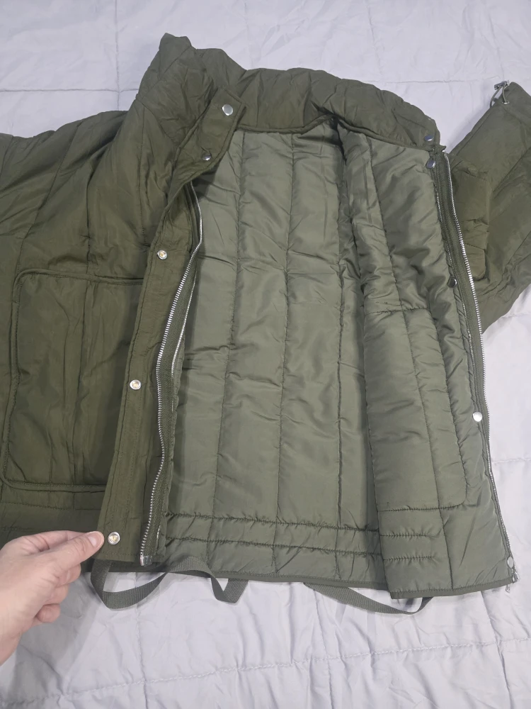 Olive Green Padded Jacket - photo 5