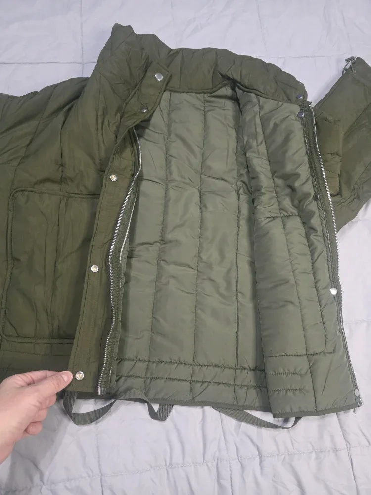 Olive Green Padded Jacket image indicator(5)