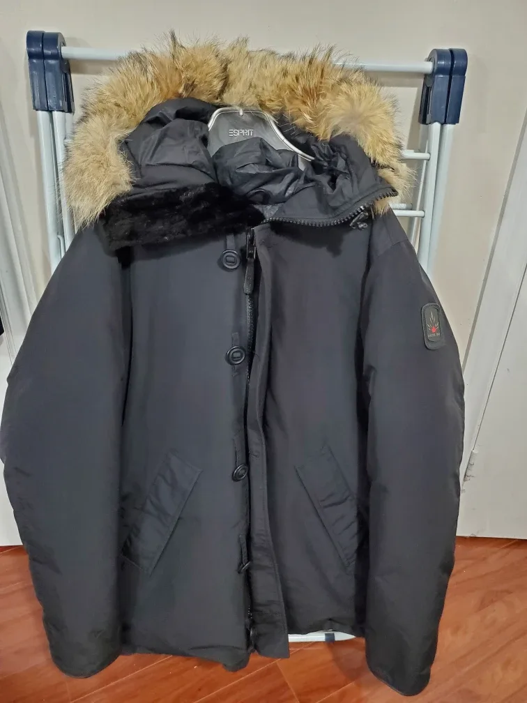 Arctic Bay Black Winter Parka - Size M