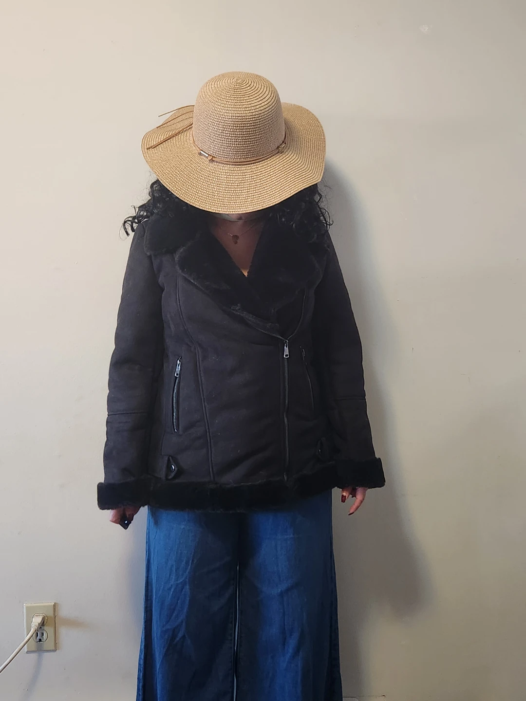 Dynamite Black Faux Suede Jacket - Size M - photo 2