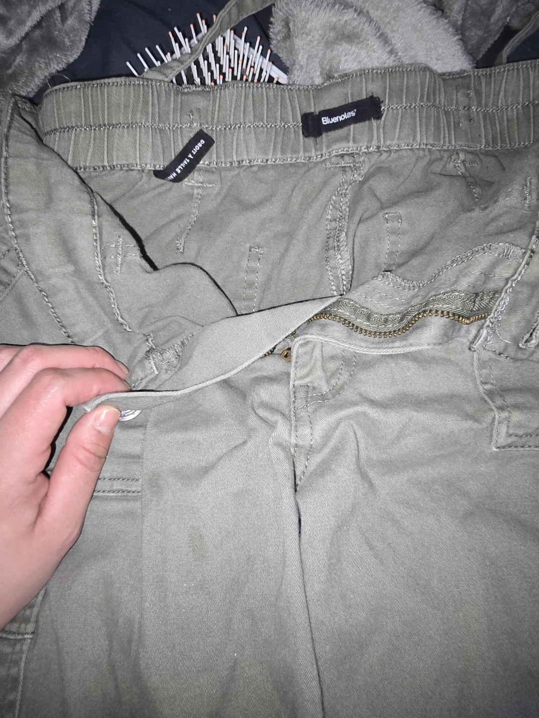 Bluenotes Olive Green Cargo Pants - Size S - photo 2