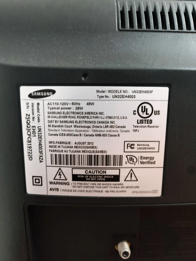 Samsung UN32EH4003F 32" TV - photo 5