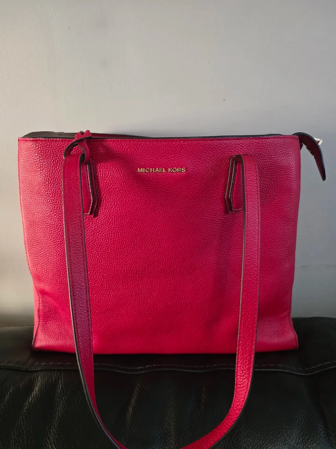 #Cleanout  Michael Kors Pink/red Tote Bag