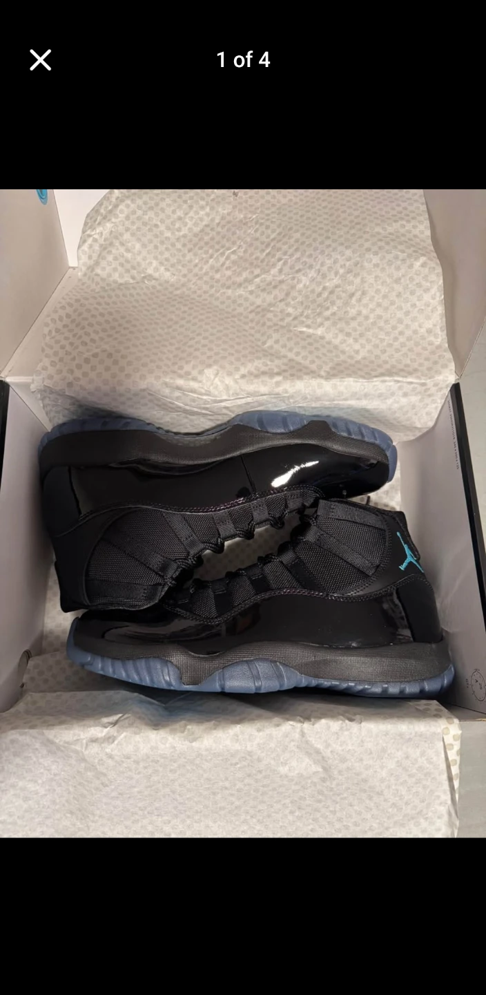 Air Jordan 11 Retro Black/Turquoise Size 11