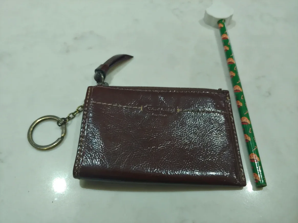 Coach Brown Leather Coin Purse #Cleanout