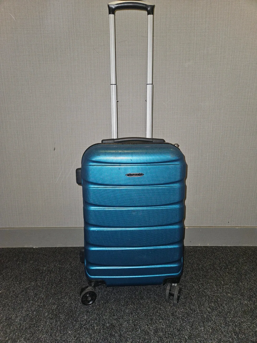 Samsonite Blue Hardside Carry-On Suitcase