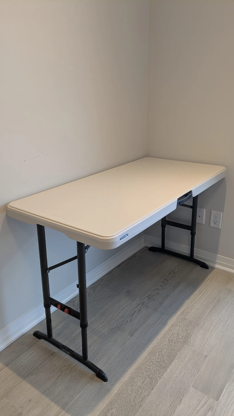 Lifetime Adjustable Height Folding Table