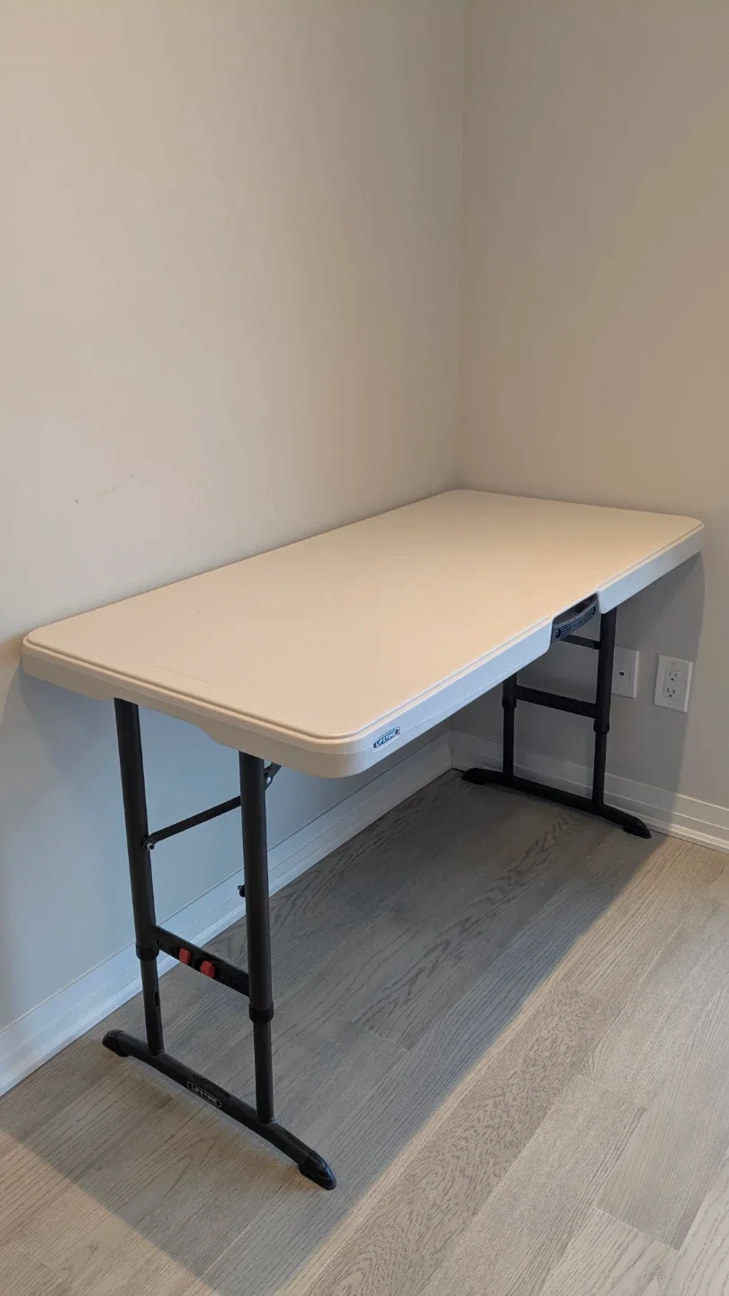 Lifetime Adjustable Height Folding Table