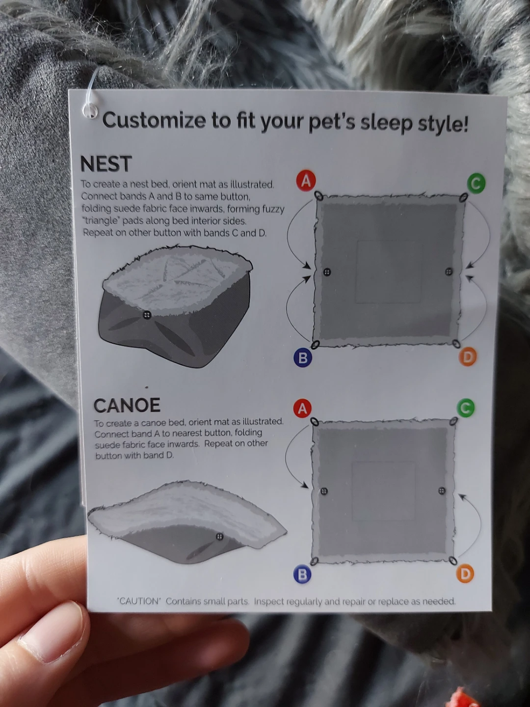 Furhaven Convertible Pet Bed - Grey - photo 5