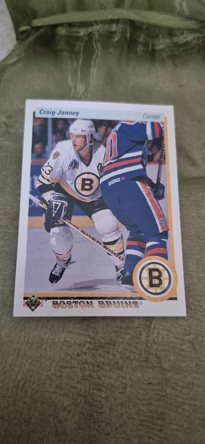 Craig Janney Boston Bruins Hockey Card