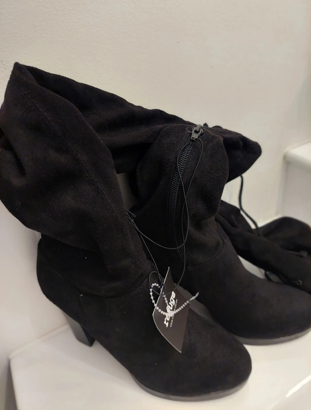 NEW Refuge Black Thigh High Boots - Size 7 #Cleanout - photo 3